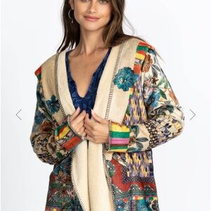 LIKE NEW! Johnny Was Sherpa Jacket